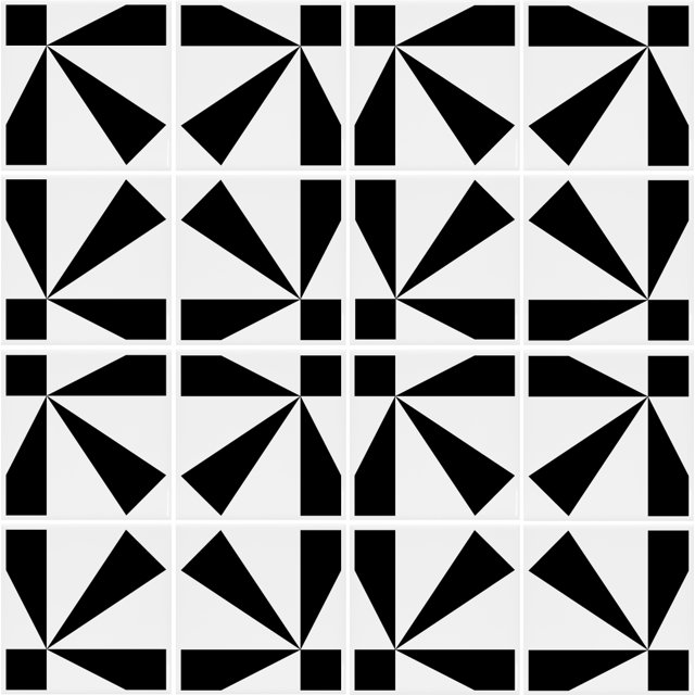 Azulejo Valen - Preto