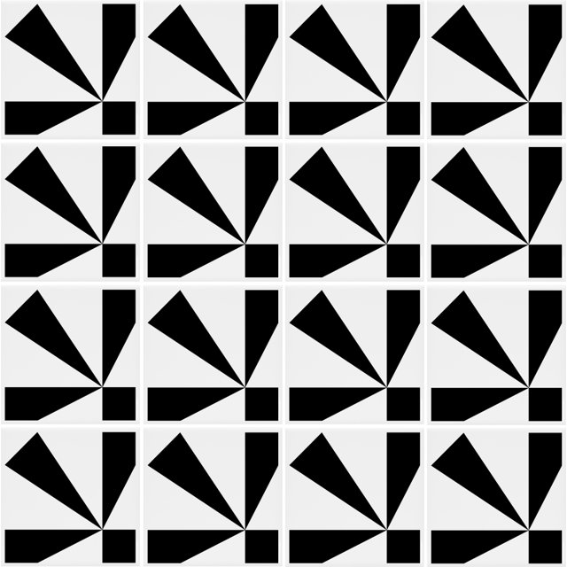 Azulejo Valen - Preto