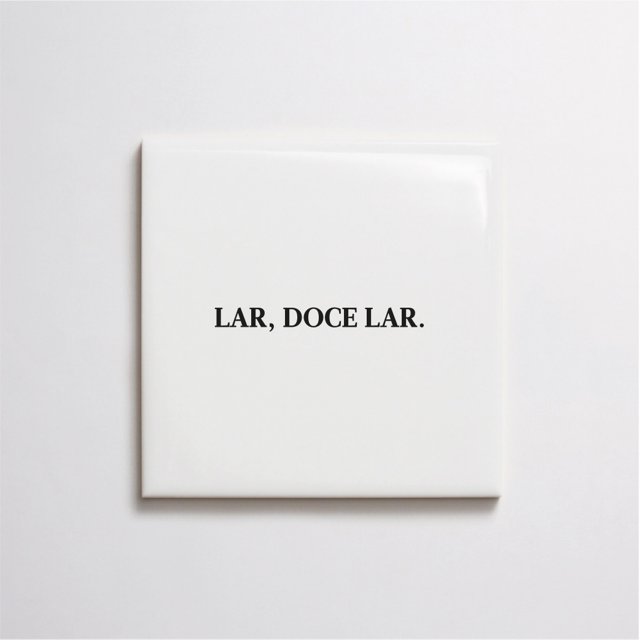 Azulejo de Frase "lar, doce lar"