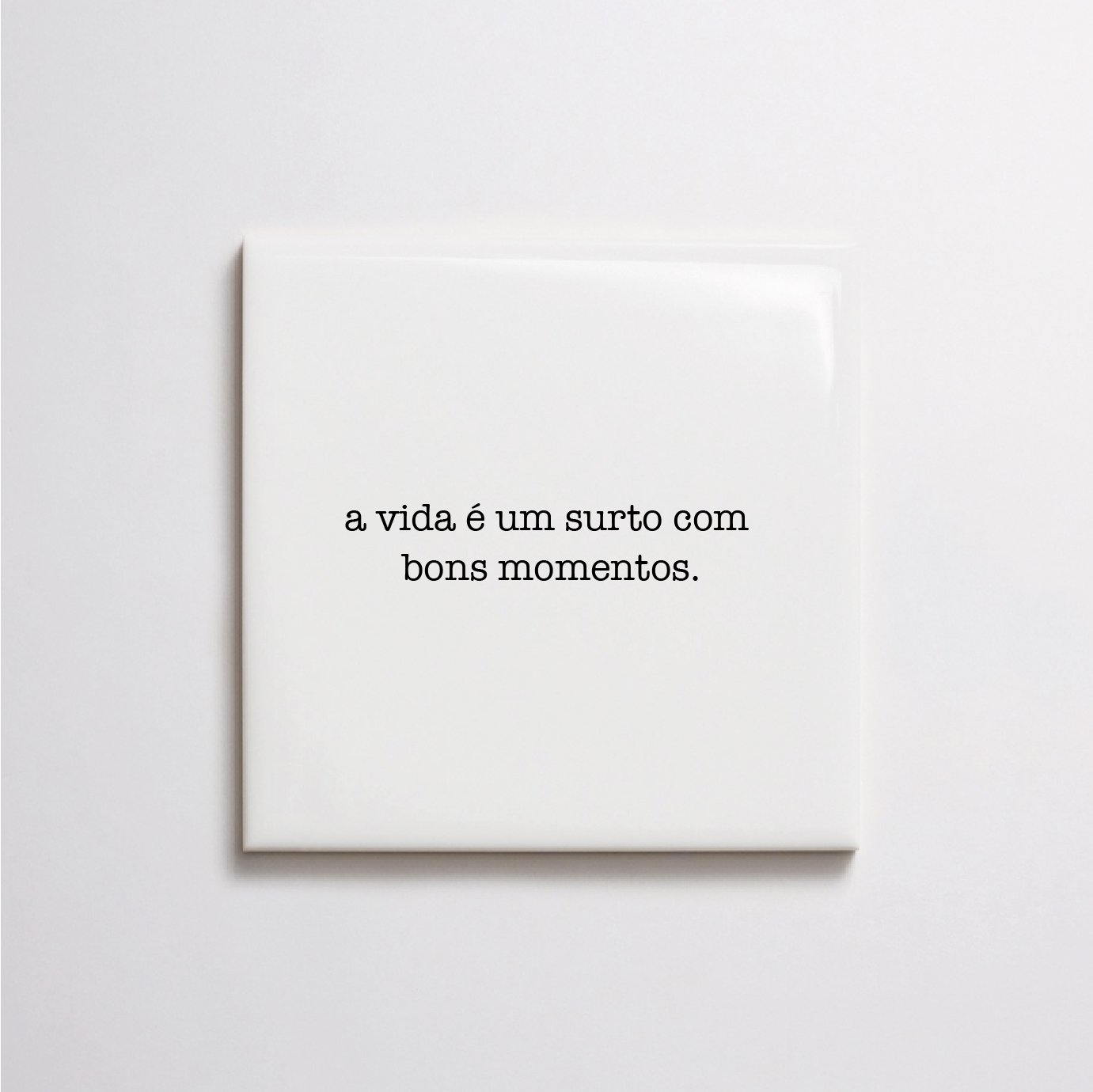 Frase aplicado em ambiente — TAI Azulejos