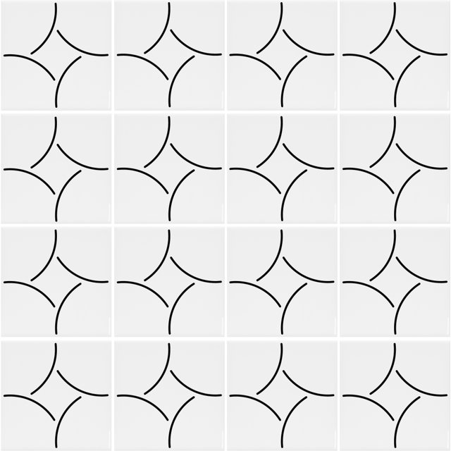 Azulejo Kira - Preto