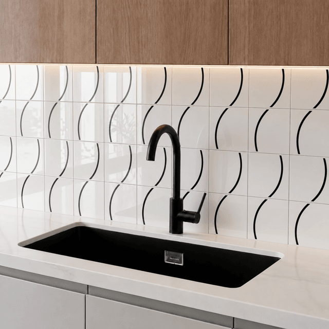 AZULEJO LAY - PRETO - M²