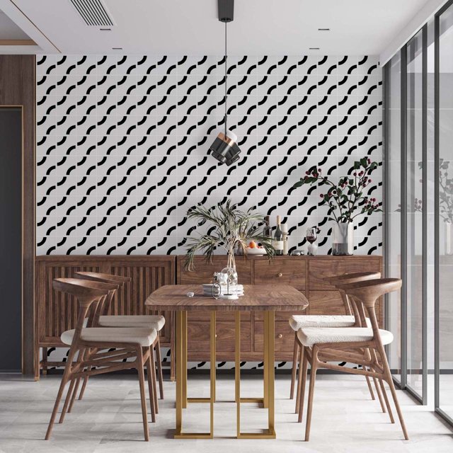 Azulejo Lyra - Preto 