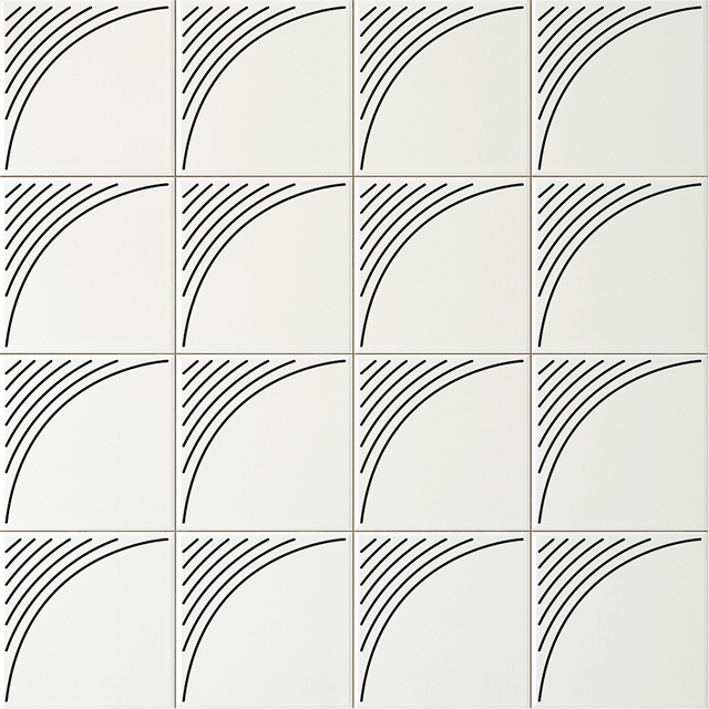 Azulejo Bela - Preto 