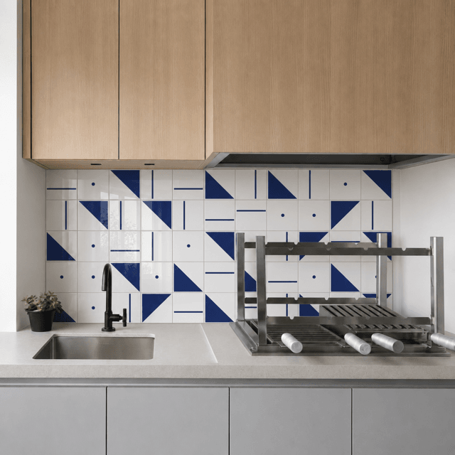 Azulejo Painel Astro - Azul Escuro