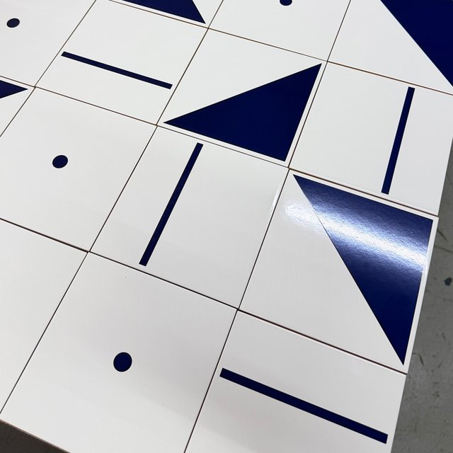 Azulejo Painel Astro - Azul Escuro
