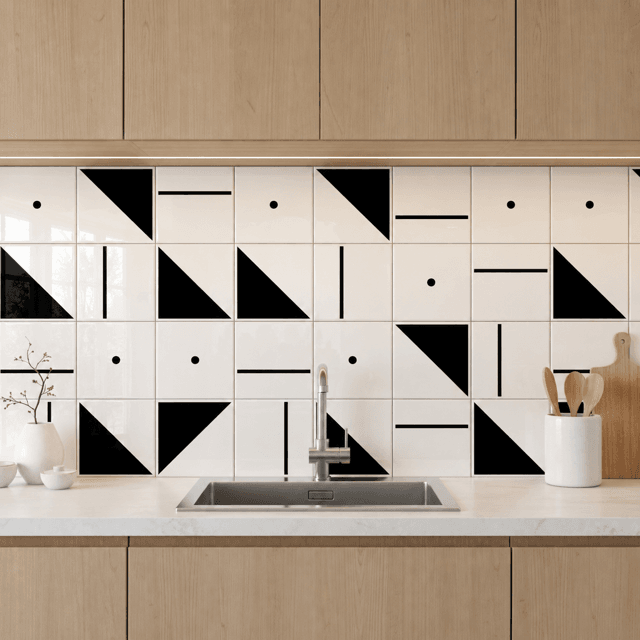 Azulejo Painel Astro - Preto