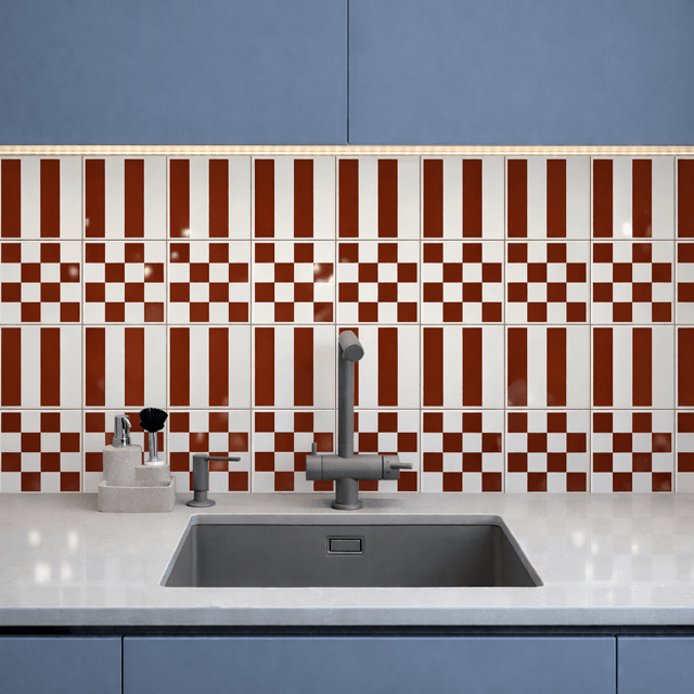 Azulejo Painel Link - Terracota