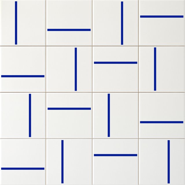 Azulejo Traço Decor Lines - Azul Bic
