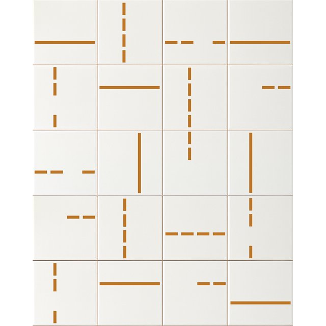 Azulejo Decor Lines 2 - Ocre