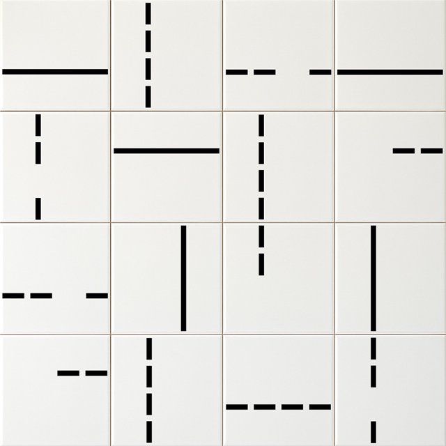 Azulejo Decor Lines 2 - Preto