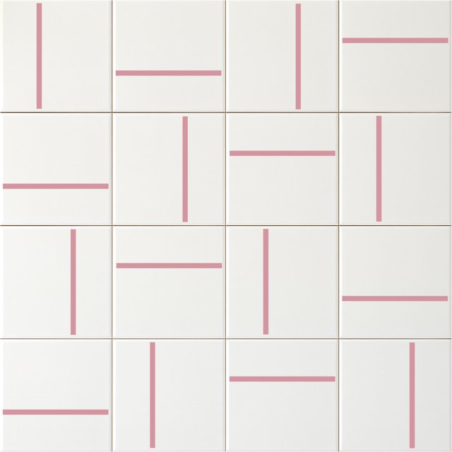 Azulejo Traço Decor Lines - Rosa