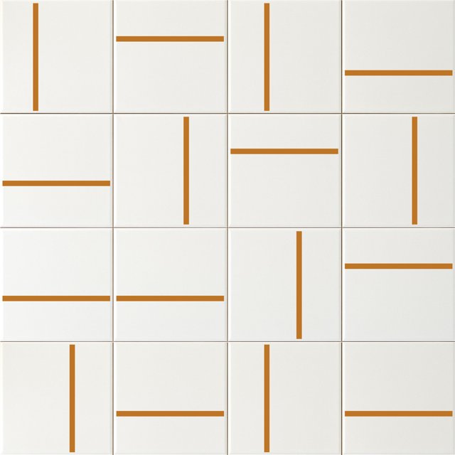Azulejo Traço Decor Lines - Ocre
