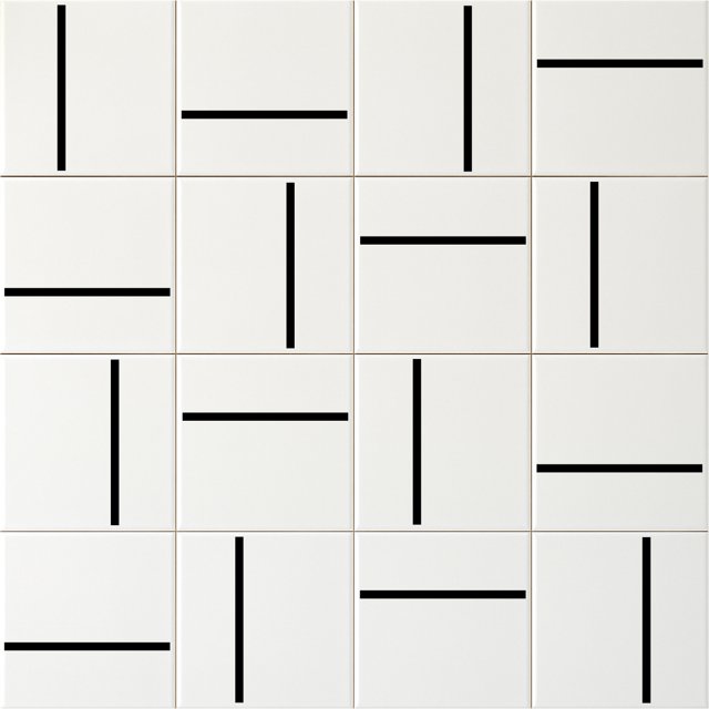 Azulejo Decor Lines com Traço Preto