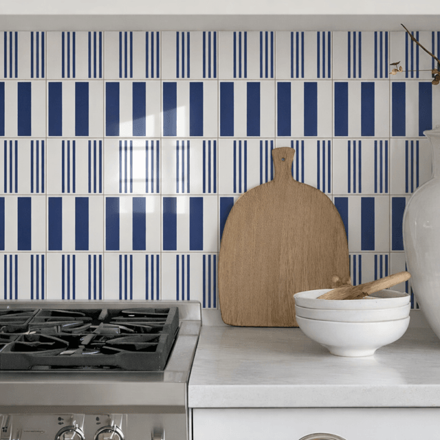 Azulejo Painel Pro Lines - Azul Escuro