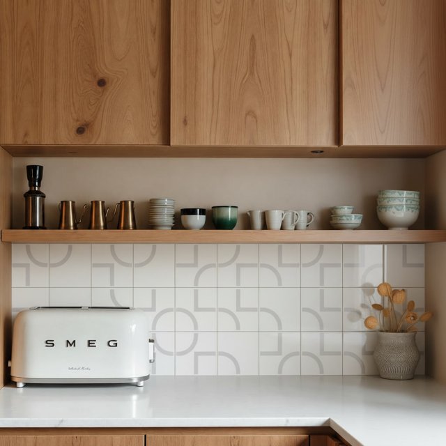 Azulejo Painel Forma - Cinza