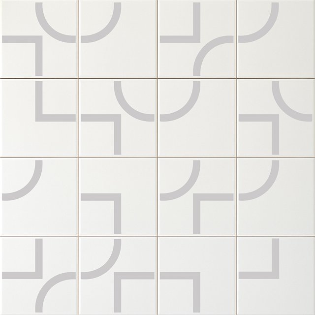 Azulejo Painel Forma - Cinza