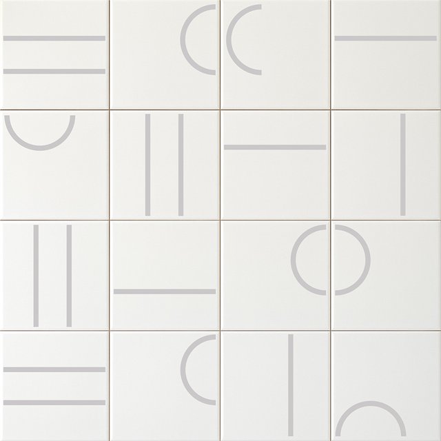 Azulejo Painel Kimi - Cinza 