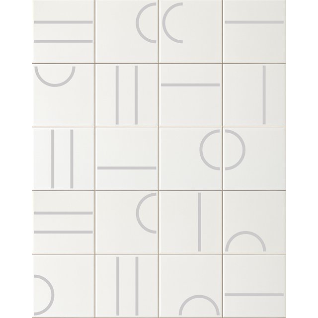 Azulejo Painel Kimi - Cinza 