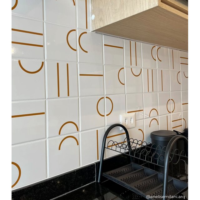 Azulejo Painel Kimi - Ocre 