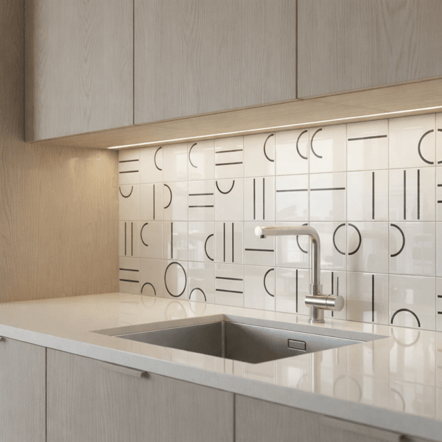 Azulejo Painel Kimi - Preto 