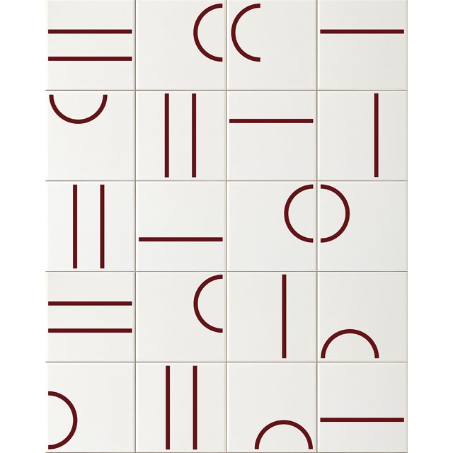 Azulejo Painel Kimi - Vinho