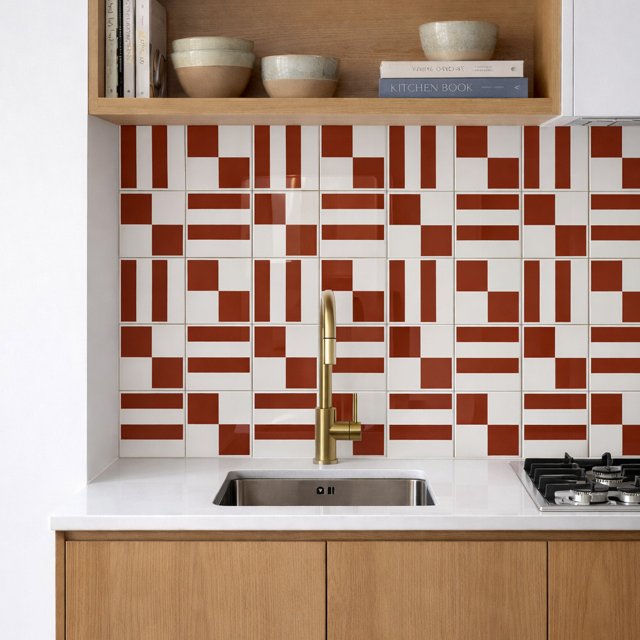 Azulejo Painel Match - Terracota