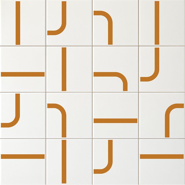 Azulejo Painel Max - Ocre