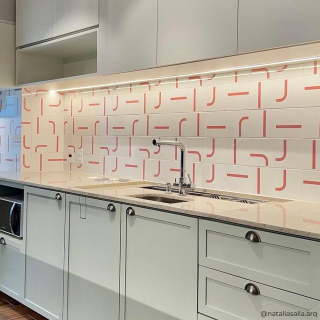 Azulejo Painel Max - Rosa