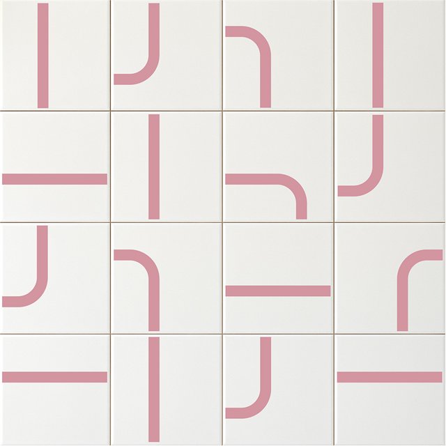 Azulejo Painel Max - Rosa