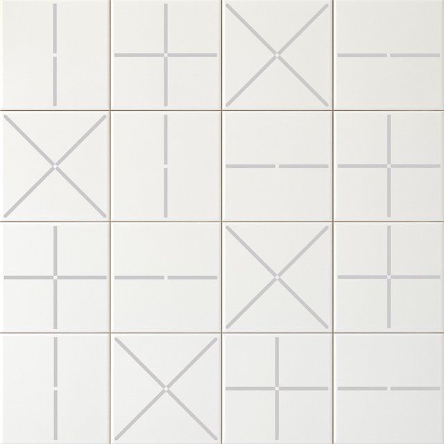 Azulejo Painel Mix Lines - Cinza