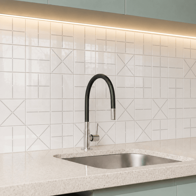 Azulejo Painel Mix Lines - Cinza