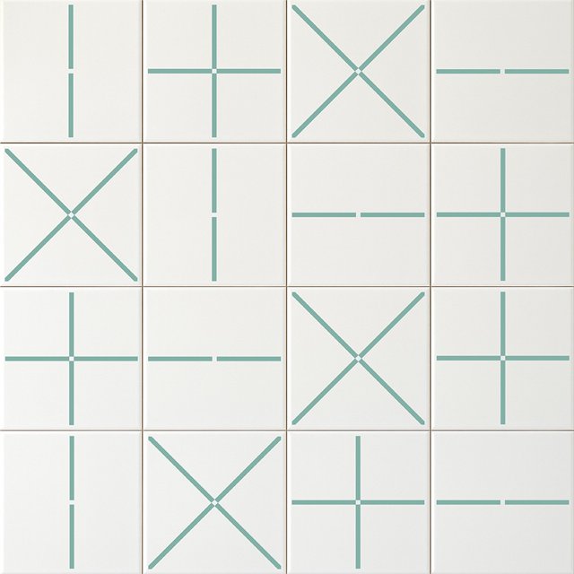 Azulejo Painel Mix Lines - Verde Menta