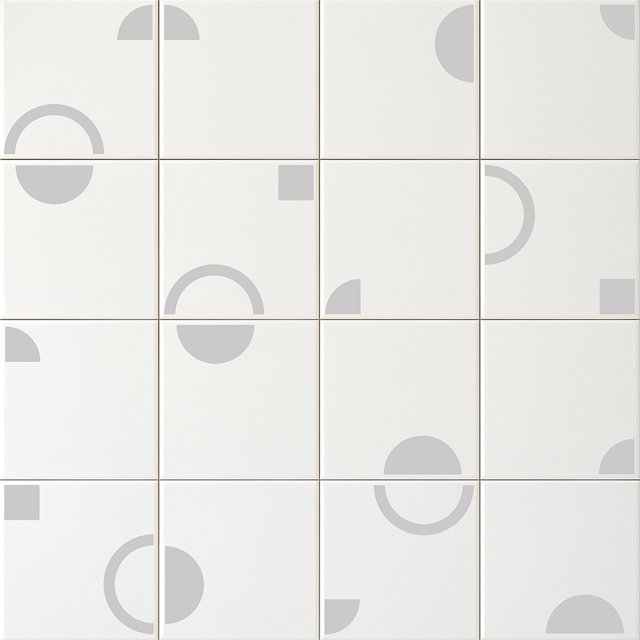 Azulejo Painel Niki - Cinza 