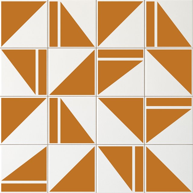 Azulejo Painel Nova + Tok - Ocre