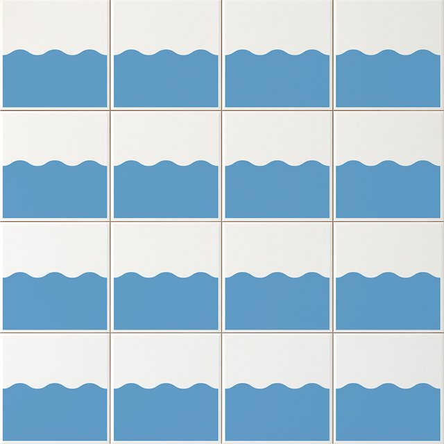 Azulejo Ocean - Azul Médio