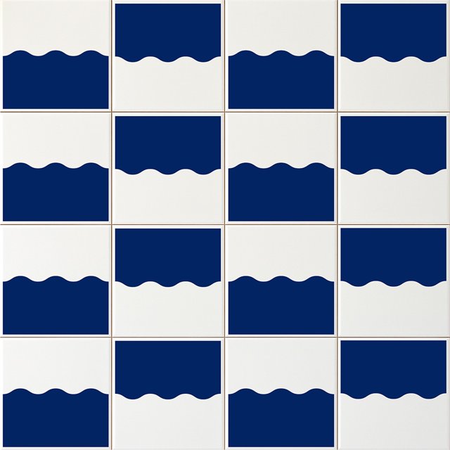 Azulejo Ocean - Azul Escuro