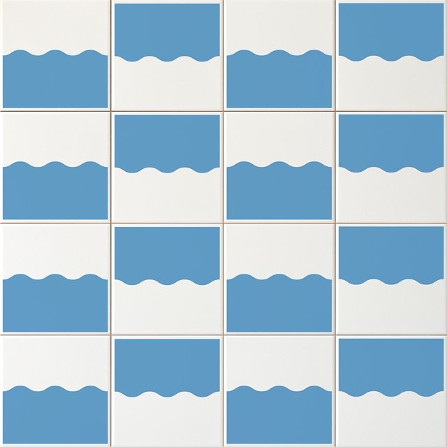 Azulejo Ocean - Azul Médio