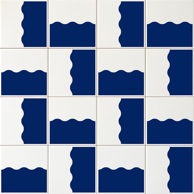 Azulejo Ocean - Azul Escuro