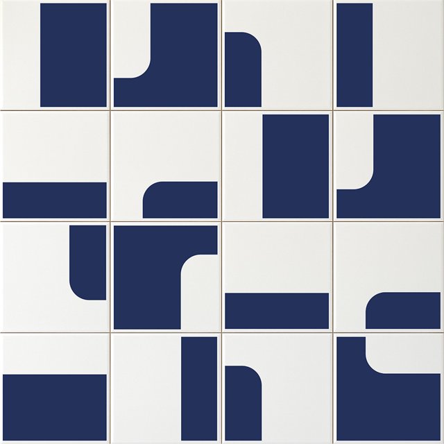 Azulejo Painel Plataforma  Azul Escuro