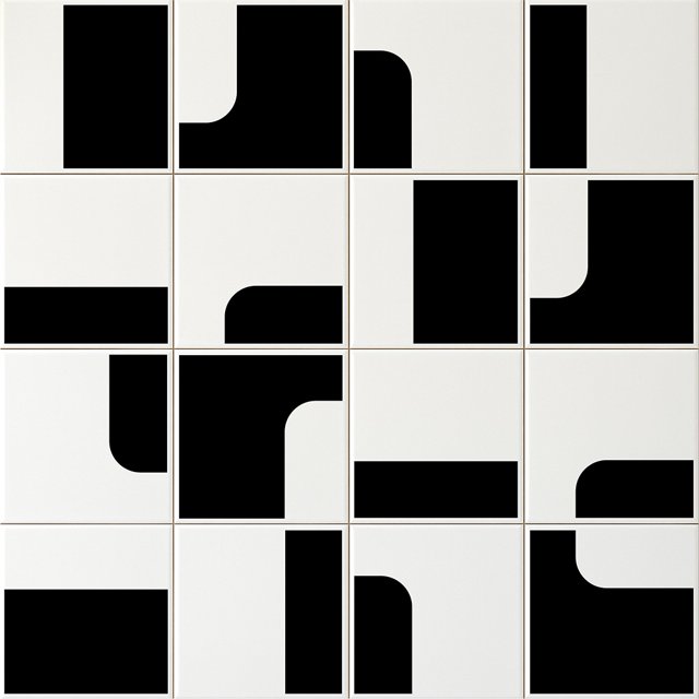 Azulejo Painel Plataforma - Preto
