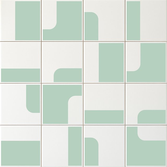 Azulejo Painel Plataforma - Verde Claro