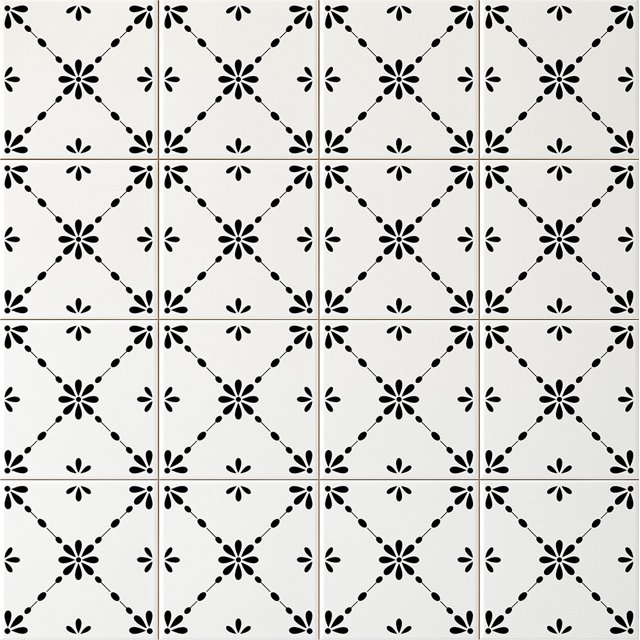 Azulejo Português Port 018 -  Preto