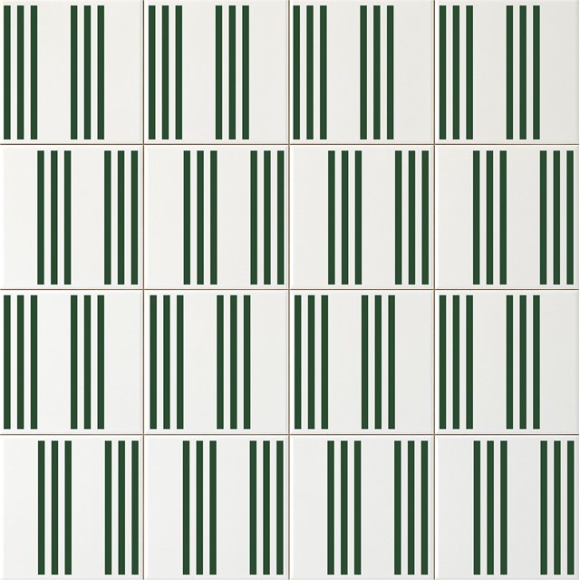 Azulejo Slim Lines - Verde Escuro