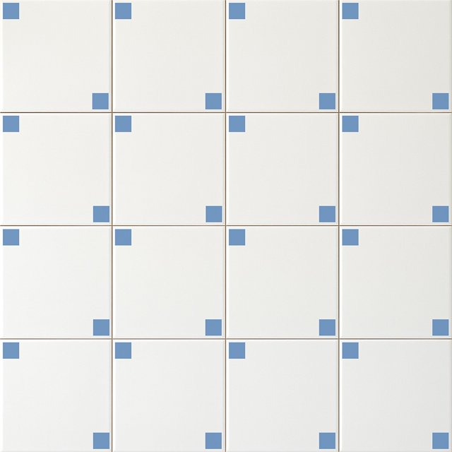 Azulejo Square - Azul Médio