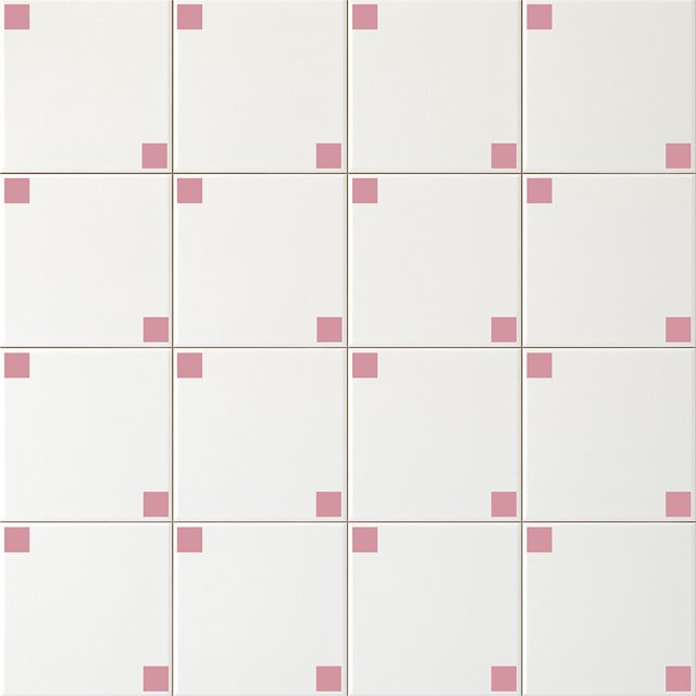 Azulejo Square - Rosa