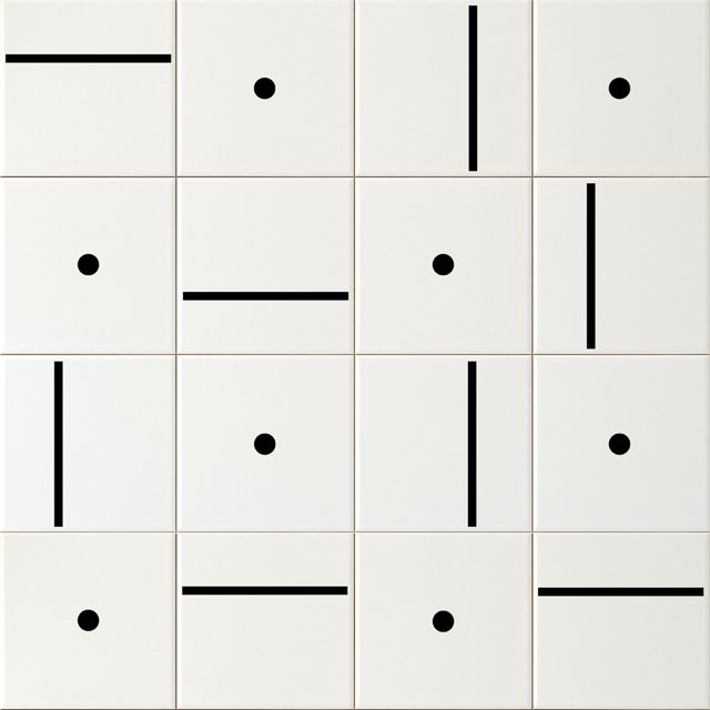 Azulejo Painel Stella - Preto