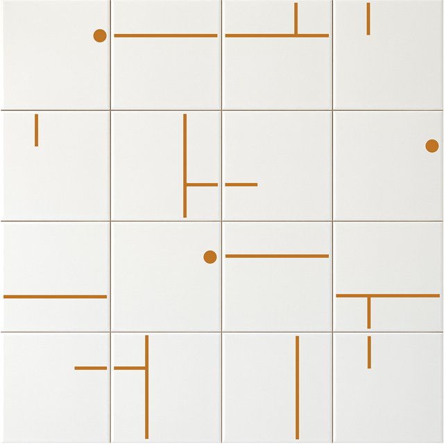 Azulejo Painel Terminal - Ocre