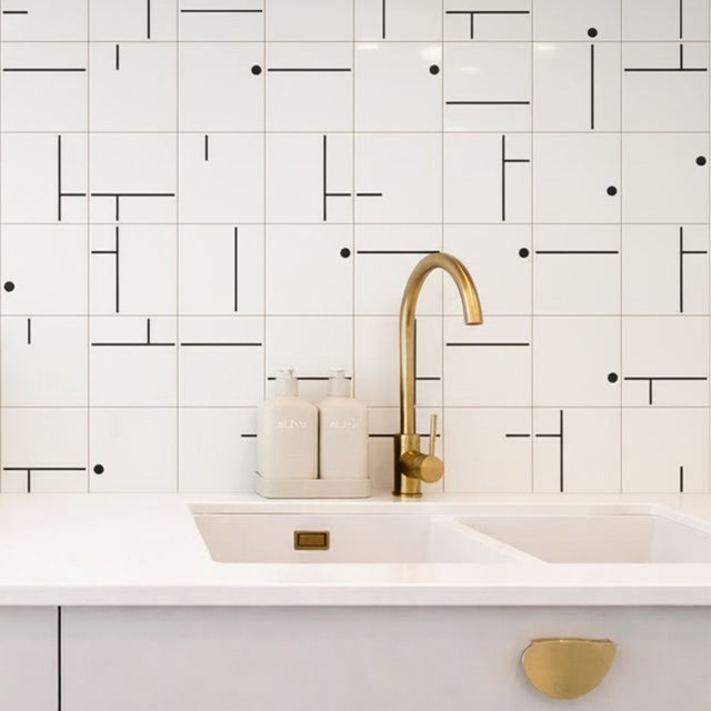 Azulejo Painel Terminal - Preto