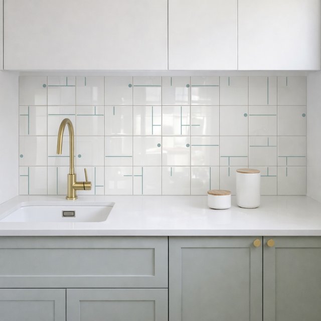 Azulejo Painel Terminal - Verde Menta